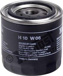 Hengst Filter H10W06 - Масляный фильтр autospares.lv