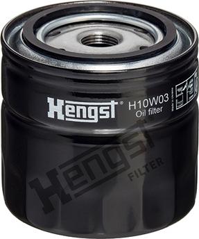 Hengst Filter H10W03 - Масляный фильтр autospares.lv
