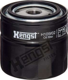 Hengst Filter H10W02 - Масляный фильтр autospares.lv