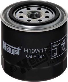 Hengst Filter H10W17 - Масляный фильтр autospares.lv