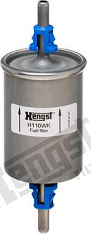 Hengst Filter H110WK - Топливный фильтр autospares.lv