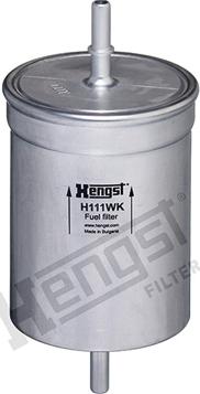 Hengst Filter H111WK - Топливный фильтр autospares.lv