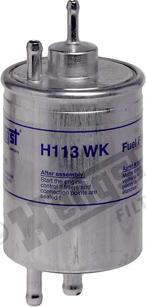 Hengst Filter H113WK - Топливный фильтр autospares.lv