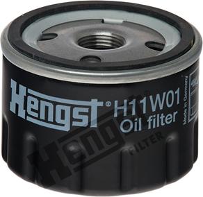 Hengst Filter H11W01 - Масляный фильтр autospares.lv