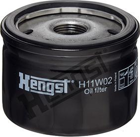 Hengst Filter H11W02 - Масляный фильтр autospares.lv