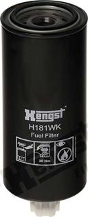 Hengst Filter H181WK - Топливный фильтр autospares.lv