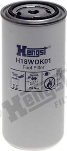 Hengst Filter H18WDK01 - Топливный фильтр autospares.lv