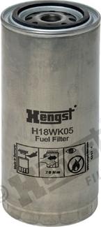 Hengst Filter H18WK05 - Топливный фильтр autospares.lv