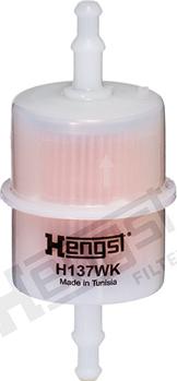 Hengst Filter H137WK - Топливный фильтр autospares.lv
