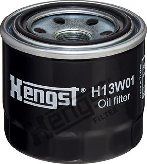 Hengst Filter H13W01 - Масляный фильтр autospares.lv