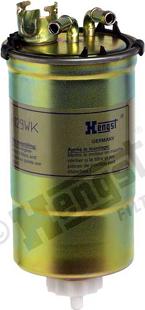 Hengst Filter H129WK - Топливный фильтр autospares.lv