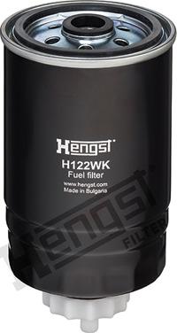 Hengst Filter H122WK - Топливный фильтр autospares.lv