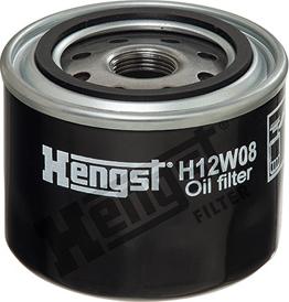 Hengst Filter H12W08 - Масляный фильтр autospares.lv