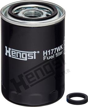 Hengst Filter H177WK - Топливный фильтр autospares.lv