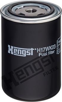 Hengst Filter H17WK03 - Топливный фильтр autospares.lv