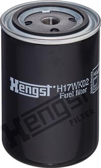 Hengst Filter H17WK02 - Топливный фильтр autospares.lv