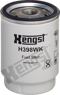 Hengst Filter H398WK - Топливный фильтр autospares.lv
