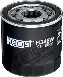 Hengst Filter H346W - Масляный фильтр autospares.lv