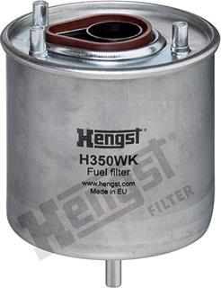 Hengst Filter H350WK - Топливный фильтр autospares.lv