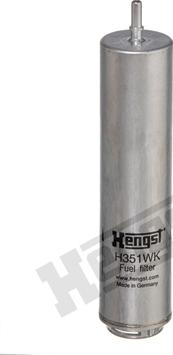 Hengst Filter H351WK - Топливный фильтр autospares.lv