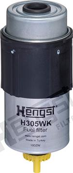 Hengst Filter H305WK - Топливный фильтр autospares.lv