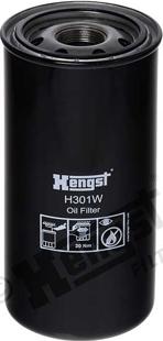 Hengst Filter H301W - Масляный фильтр autospares.lv