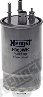 Hengst Filter H303WK - Топливный фильтр autospares.lv