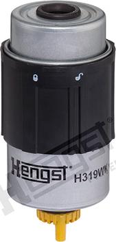 Hengst Filter H319WK - Топливный фильтр autospares.lv