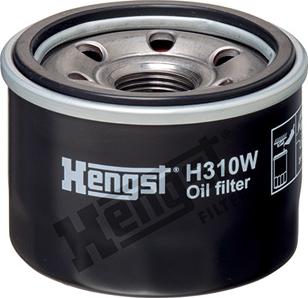 Hengst Filter H310W - Масляный фильтр autospares.lv
