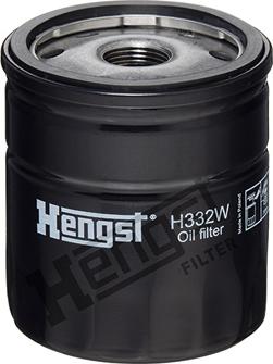 Hengst Filter H332W - Масляный фильтр autospares.lv