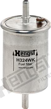 Hengst Filter H324WK - Топливный фильтр autospares.lv