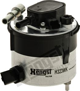 Hengst Filter H323WK - Топливный фильтр autospares.lv