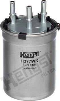 Hengst Filter H377WK - Топливный фильтр autospares.lv