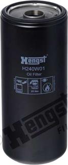 Hengst Filter H240W01 - Масляный фильтр autospares.lv