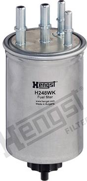 Hengst Filter H248WK - Топливный фильтр autospares.lv
