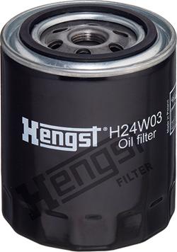 Hengst Filter H24W03 - Масляный фильтр autospares.lv