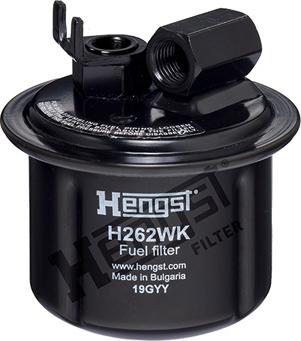 Hengst Filter H262WK - Топливный фильтр autospares.lv