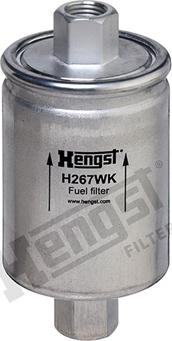 Hengst Filter H267WK - Топливный фильтр autospares.lv