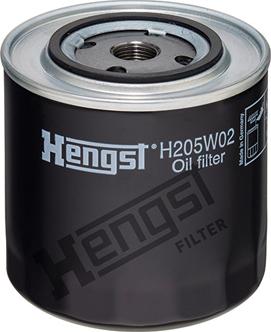 Hengst Filter H205W02 - Масляный фильтр autospares.lv