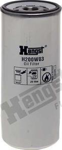 Hengst Filter H200W03 - Масляный фильтр autospares.lv