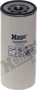 Hengst Filter H200W02 - Масляный фильтр autospares.lv