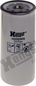 Hengst Filter H200WN - Масляный фильтр autospares.lv