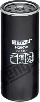 Hengst Filter H200W - Масляный фильтр autospares.lv