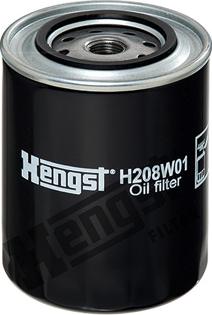 Hengst Filter H208W01 - Масляный фильтр autospares.lv
