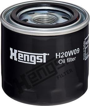 Hengst Filter H20W09 - Масляный фильтр autospares.lv