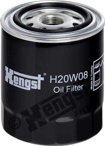 Hengst Filter H20W08 - Масляный фильтр autospares.lv
