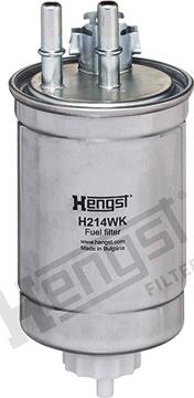 Hengst Filter H214WK - Топливный фильтр autospares.lv