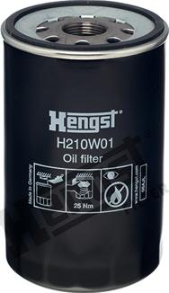 Hengst Filter H210W01 - Масляный фильтр autospares.lv