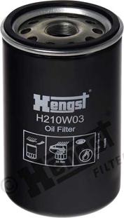 Hengst Filter H210W03 - Масляный фильтр autospares.lv