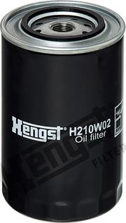Hengst Filter H210W02 - Масляный фильтр autospares.lv